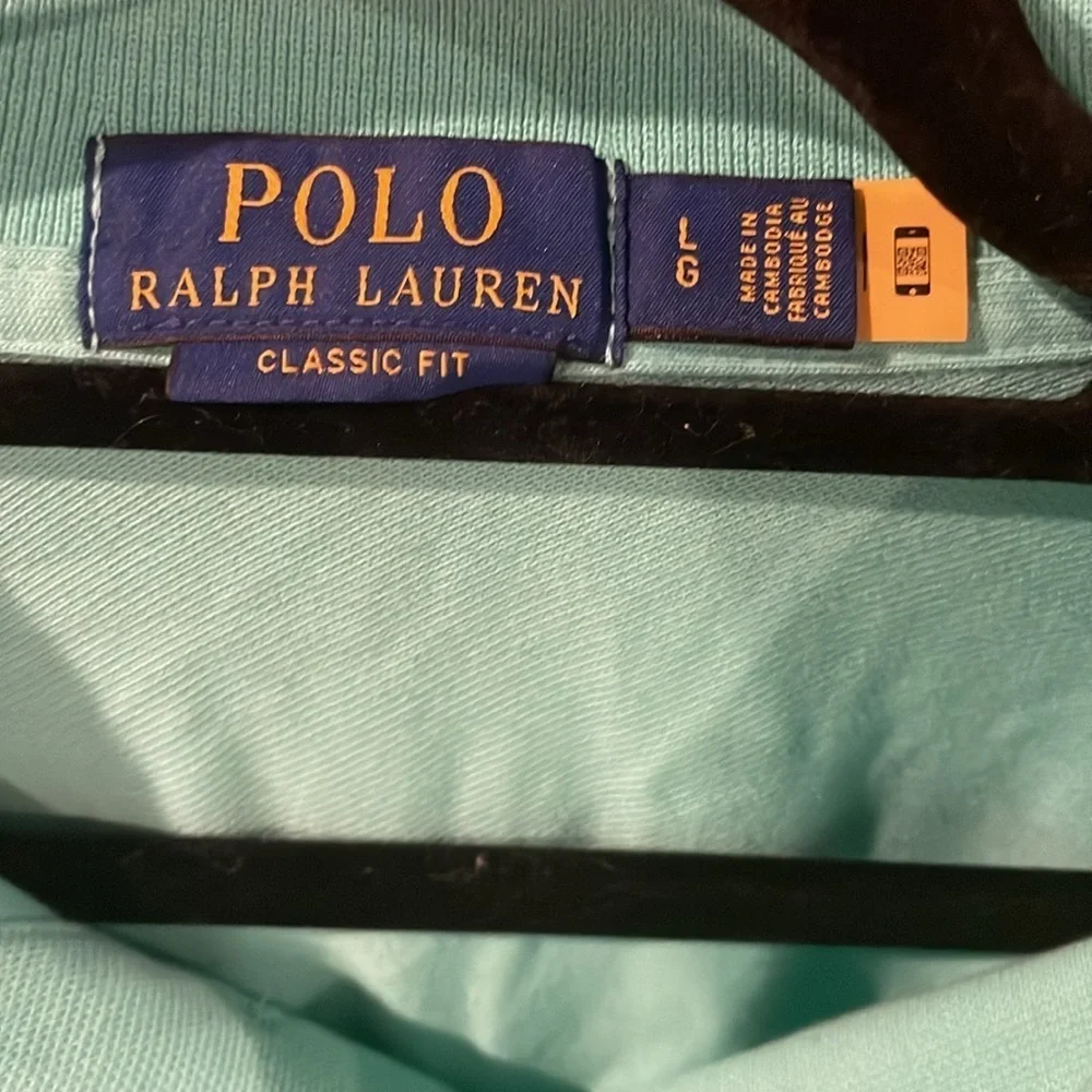Green polo, Ralph Lauren, classic fit large new with tags polo